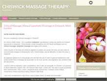 Tablet Screenshot of chiswickmassage.co.uk